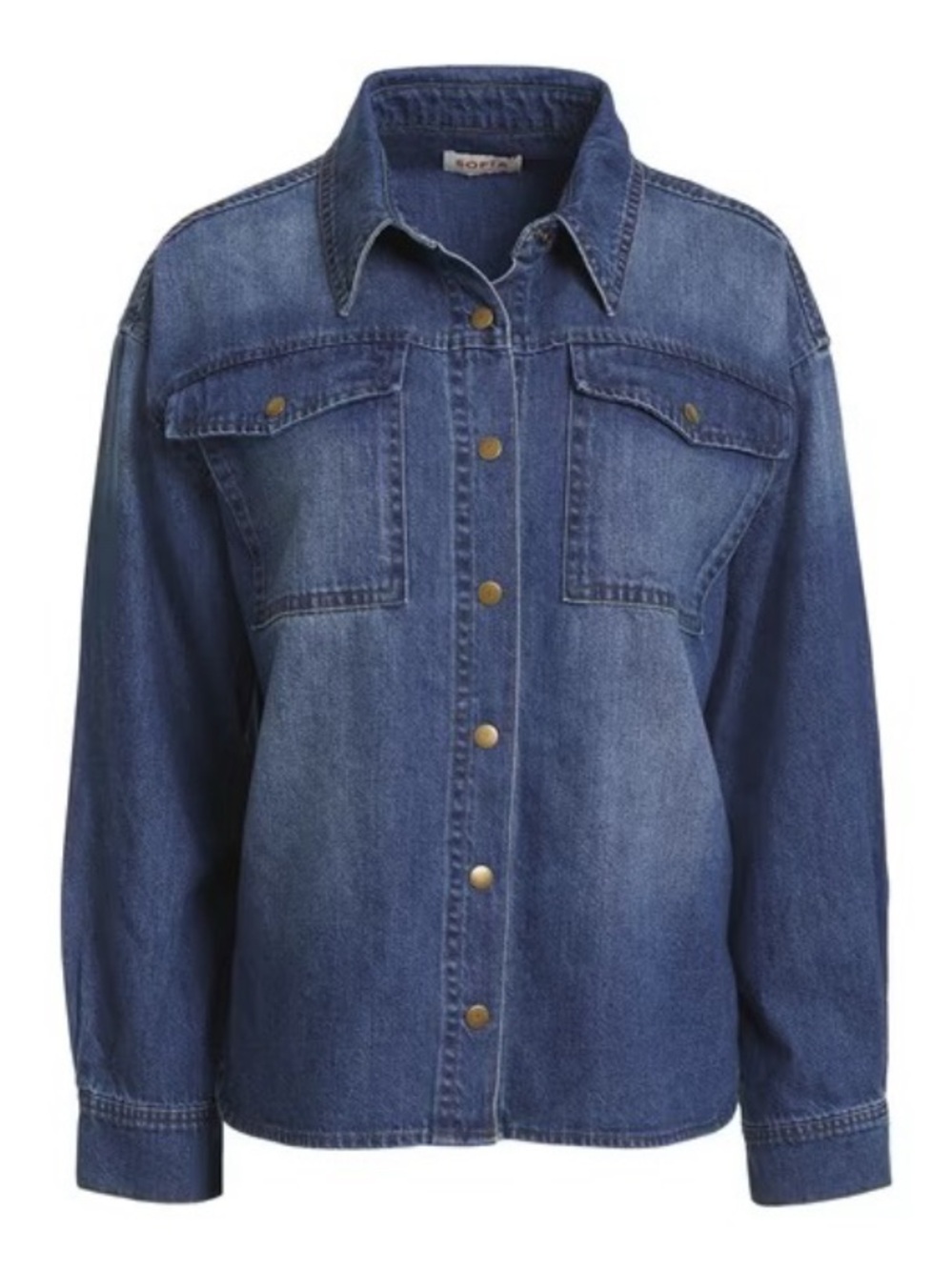 Sofia Vergara Women's Relaxed Boyfriend Shirt
